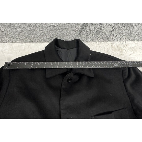 Loro Piana Saks Fifth Ave  Made Italy Black Cashmere Virgin Wool  Jacket 54/44 - Picture 5 of 11